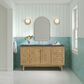 James Martin Vanities Laurent 60" Single Bathroom Vanity in Light Natural Oak with 3 cm Parisien Bleu Quartz Top and Rectangular Sink, , large