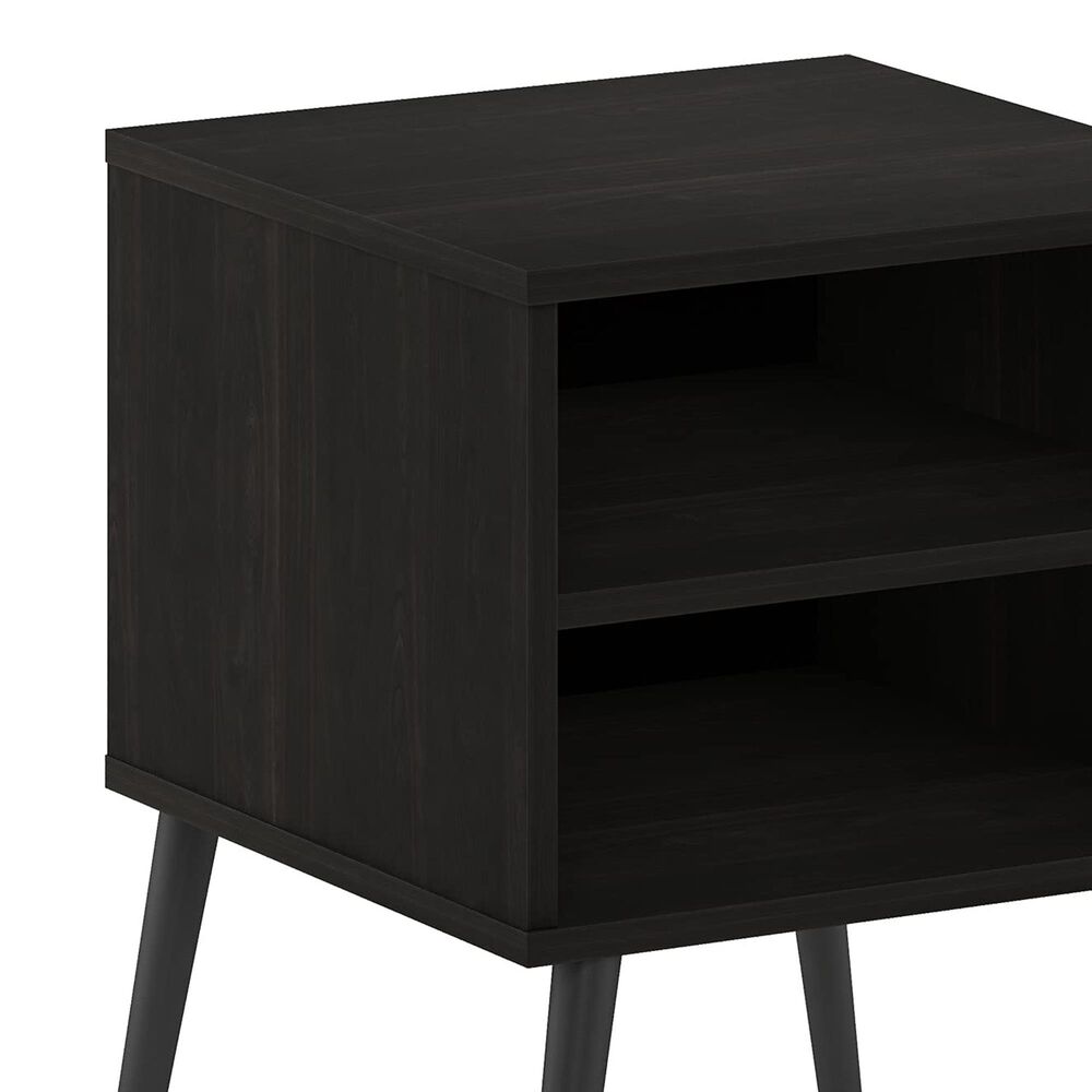 HOMLUX Claude 2-Tier Square End Table in Espresso, , large