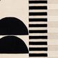 Surya Brooklyn BRO-2304 2" x 3" Black and Beige Area Rug, , large
