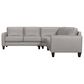 Blue River Summit 3-Piece Stationary Sectional in Greige, , large