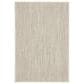 Nourison Courtyard Ivory and Silver 2" x 3" Indoor/Outdoor Area Rug, , large