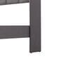 HOMLUX Full Upholstered Platform Bed Frame with Tufted Headboard in Dark Gray, , large