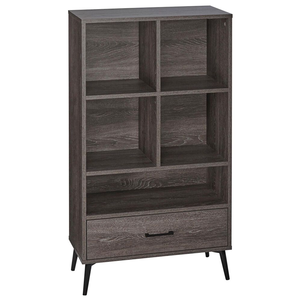 RiverRidge Home Woodbury Storage Cabinet in Dark Weathered Woodgrain finish, , large