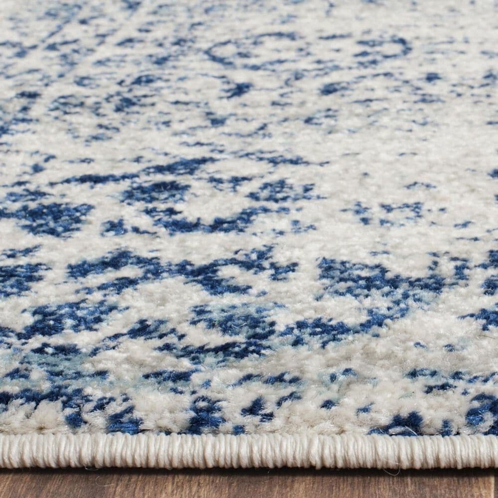 Safavieh Evoke EVK260C 2&#39;2&quot; x 9&#39; Ivory and Blue Runner, , large