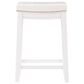 Linon Home Decor Claridge Counter Stool in White, , large