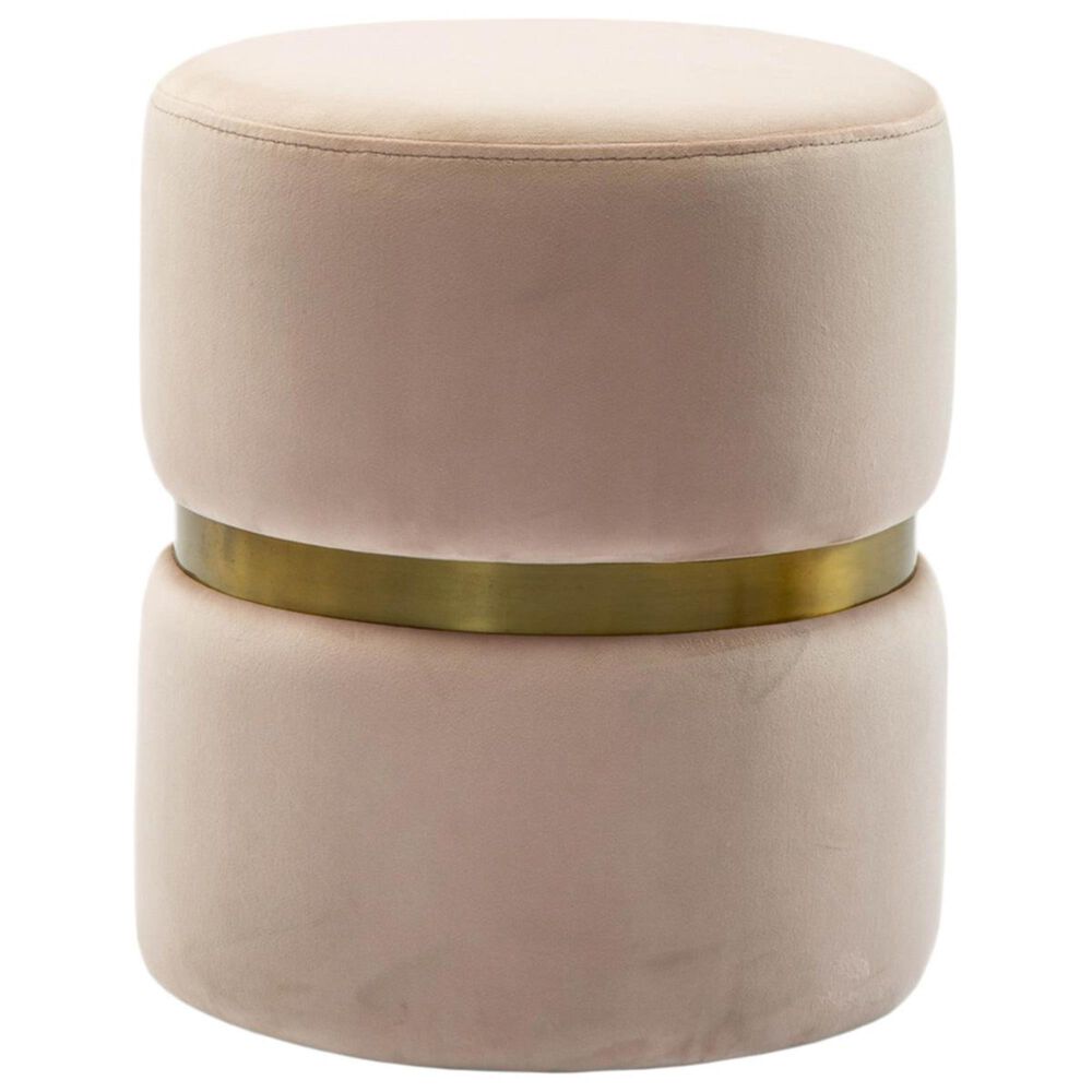 Tov Furniture Yamma Ottoman in Blush, , large