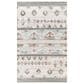 Surya Alyssa 5" x 7"6" Ivory, White, Black, Brown and Blue Area Rug, , large