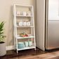Timberlake Lavish Home 4-Shelf Ladder Bookcase in White, , large