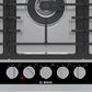 Bosch Benchmark 2-Piece Kitchen Package with 30" Single Electric Wall Oven and 36" Gas Cooktop in Stainless Steel and Black, , large