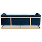 Baxton Studio Ambra Stationary Sofa in Royal Blue Velvet, , large