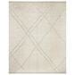 Amber Lewis x Loloi Gwyneth 10" x 14" Ivory and Silver Area Rug, , large