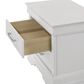 Crown Mark Amalia 2-Drawer Nightstand in White, , large
