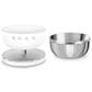 SMEG Collezione Kitchen Scale in White and Polished Chrome, , large