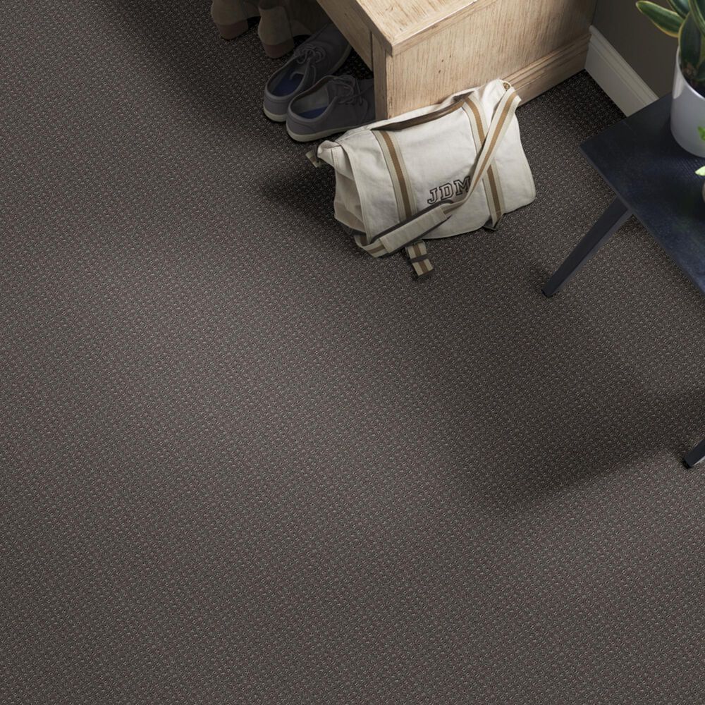 Shaw Detailed Elegance Patterned Carpet in Graphite, , large