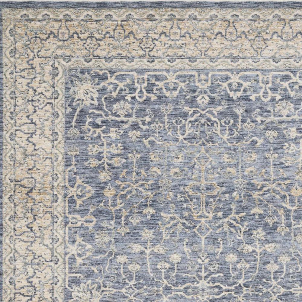 Loloi Pandora PAN-04 3&#39;9&quot; x 5&#39;9&quot; Dark Blue and Ivory, , large