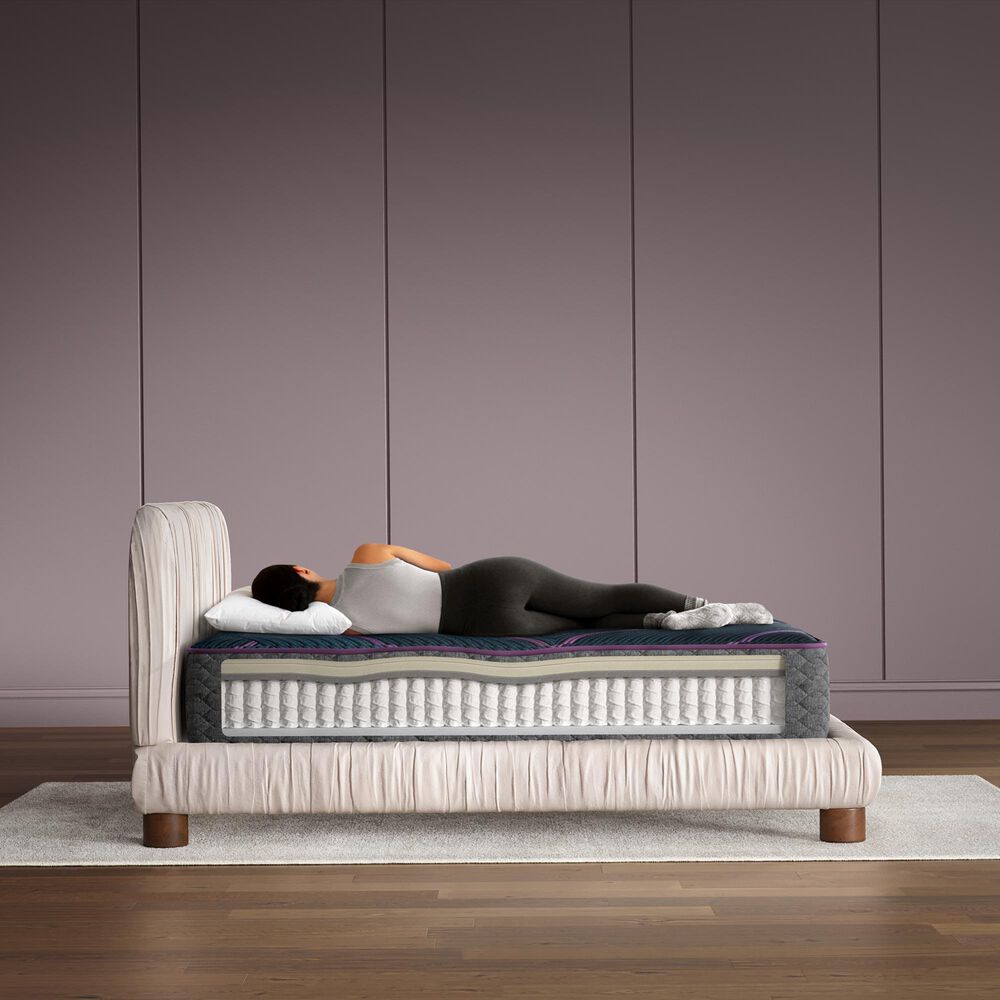 Beautyrest World Class Level Three Plush Queen Mattress, , large