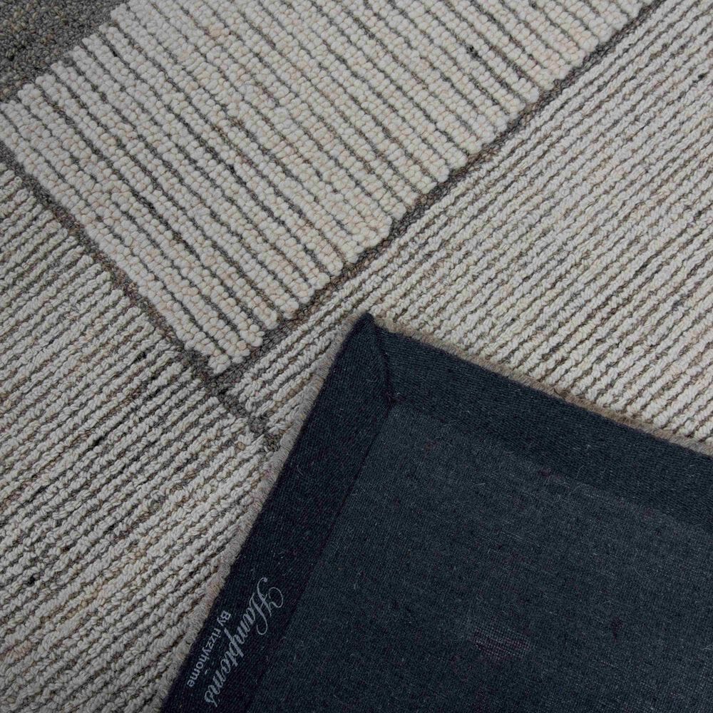 RIZZY Willow Gray, Ivory, Beige and Charcoal 7&#39;9&quot; x 9&#39;9&quot; Area Rug, , large