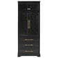HOMLUX 78.2" Tall Farmhouse Kitchen Pantry Cabinet with 8 Door Shelves, Storage Cabinet with 3 Adjustable Shelves, 3 Large Drawers, Versatile Cupboard for Kitchen, Dining & Bathroom, Ash Black, , large