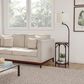Timberlake Rustic Modern Floor Lamp with Side Table and USB Charging Ports, , large