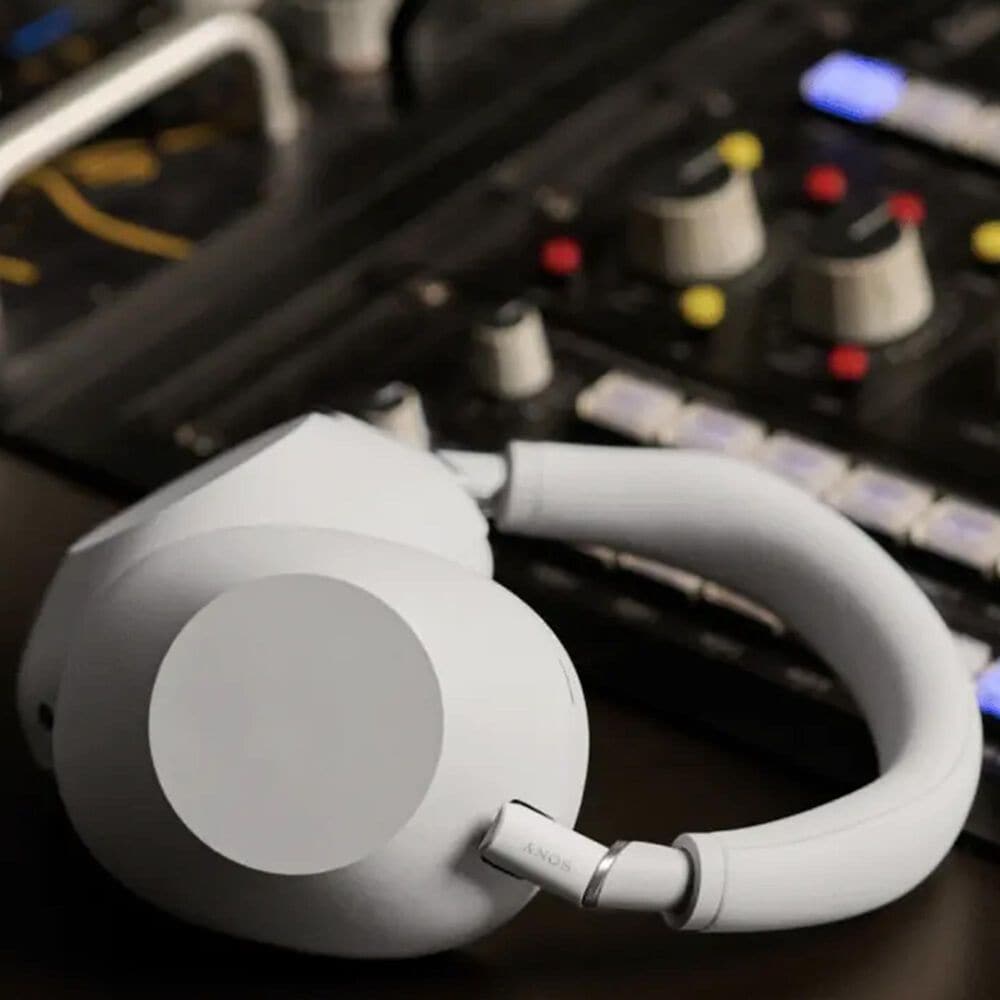 Sony Best Wireless Noise Canceling Over-Ear Headphones in Platinum Silver, , large