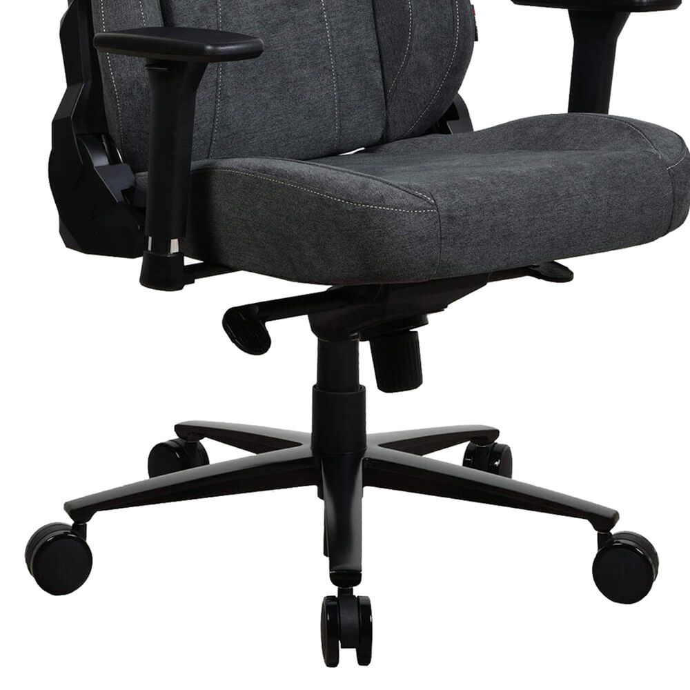 Arozzi Vernazza XL Soft Fabric Gaming Chair in Dark Grey, , large