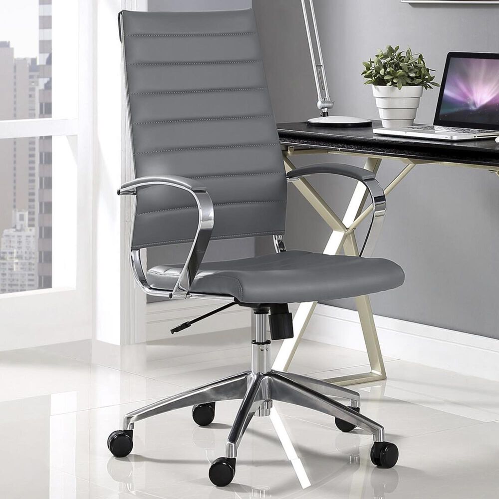 Modway Jive Highback Office Chair in Gray, , large