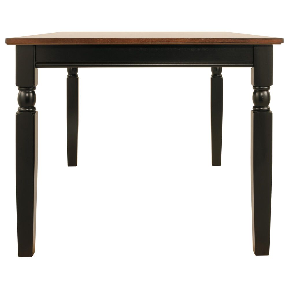 Ashley Owingsville 5-Piece Dining Set in Black and Brown, , large