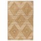 L&R Resources Maples Southwestern Natural 9" x 12" Area Rug, , large