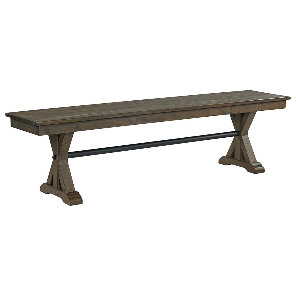 Hawthorne Furniture Sullivan Backless Dining Bench in Burnished Clay, , large