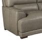 Bordeaux & Co 4-Piece Stationary Leather Living Room Set in Goodland Grey, , large