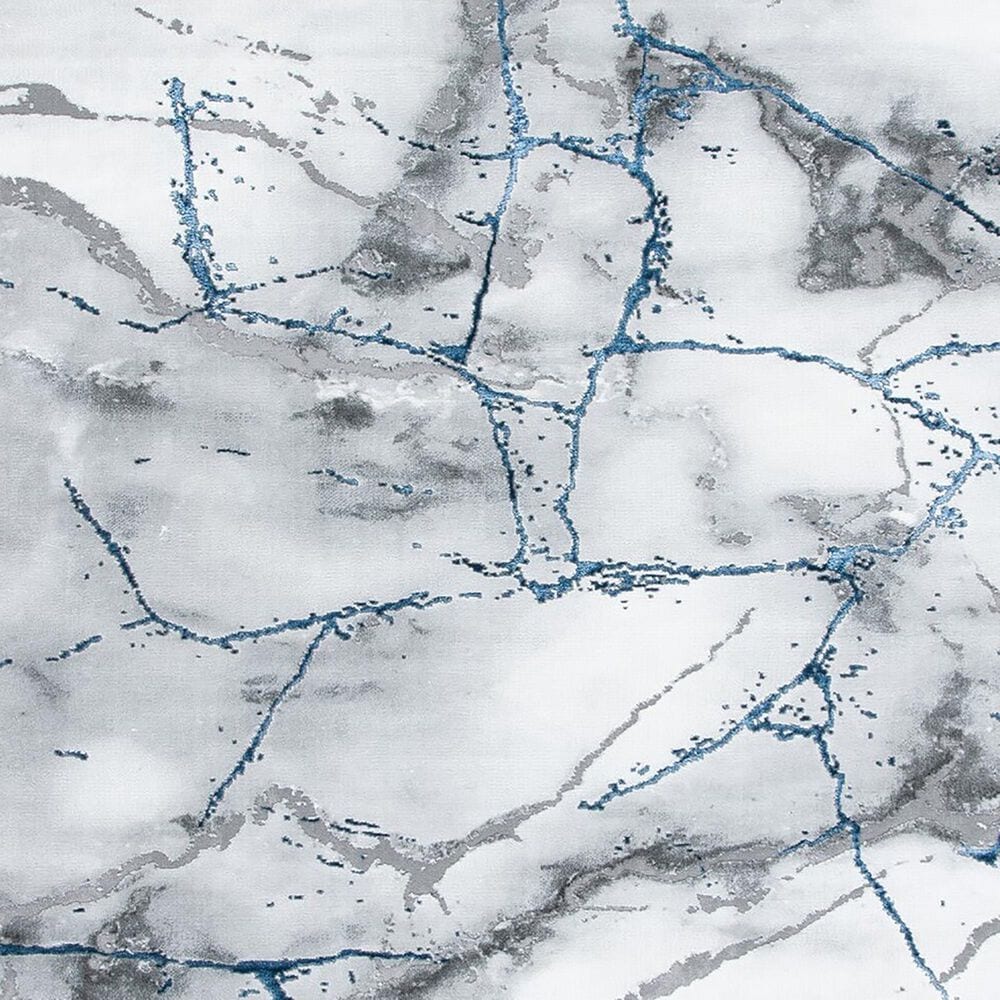 Safavieh Craft 6&#39;7&quot; Square Ivory Grey and Blue Area Rug, , large