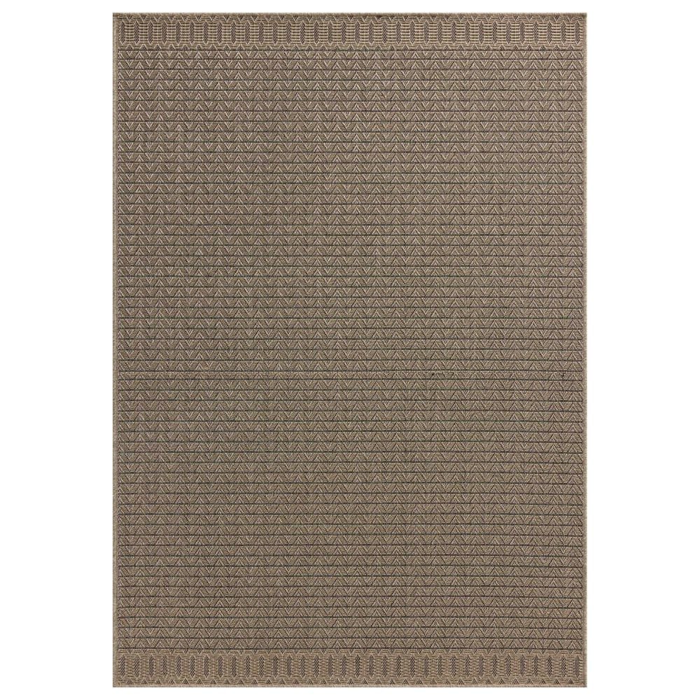 Loloi II Providence 5" x 7"7" Natural and Graphite Indoor/Outdoor Area Rug, , large