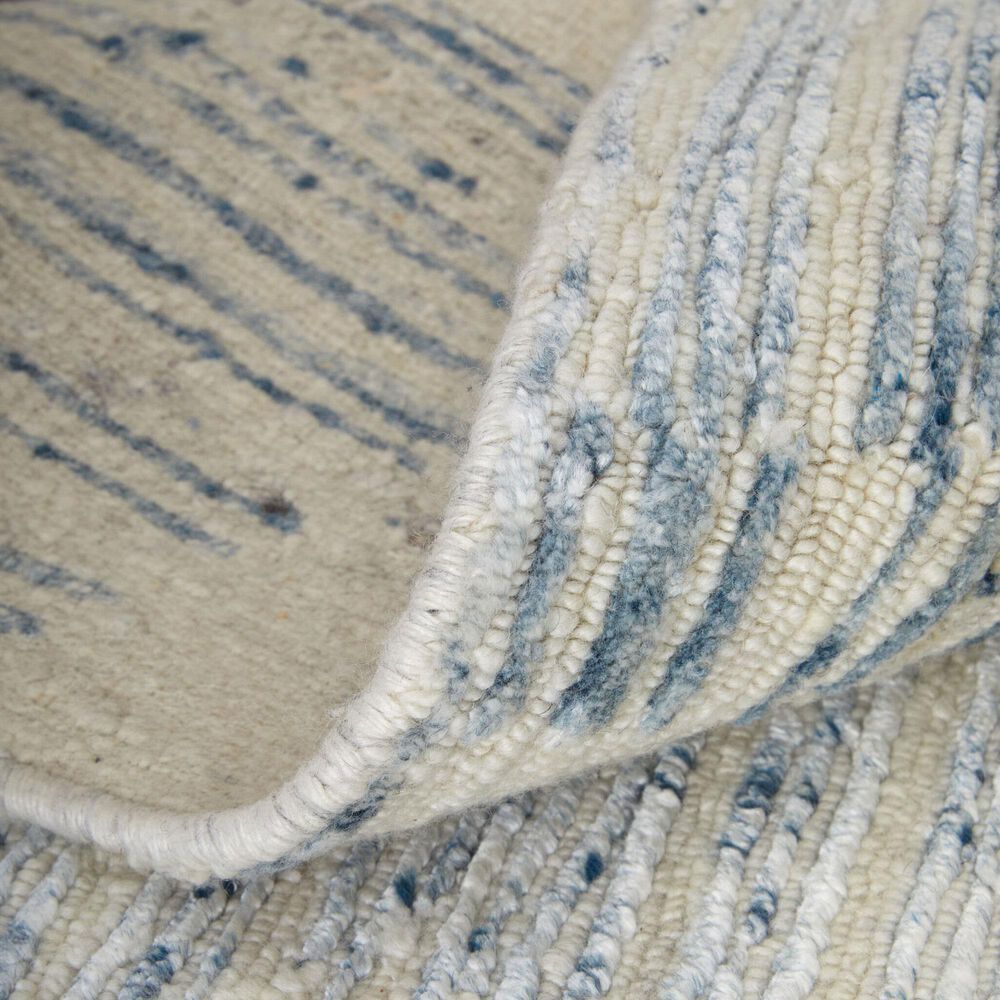 Feizy Brighton 2&#39; x 3&#39; Blue and Ivory Area Rug, , large