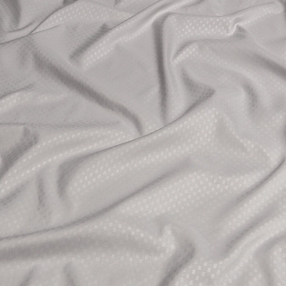 4-Piece King Checkered Emboss Sheet Set in Modern Gray, , large