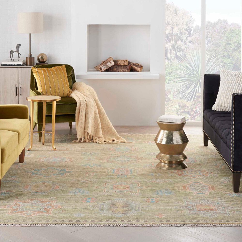 Nourison Odessa Sage 5'6" x 8' Area Rug, , large