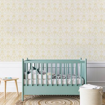 Tempaper Pacific Wave 198" x 20.5" Peel and Stick Wallpaper in Sundance, , large