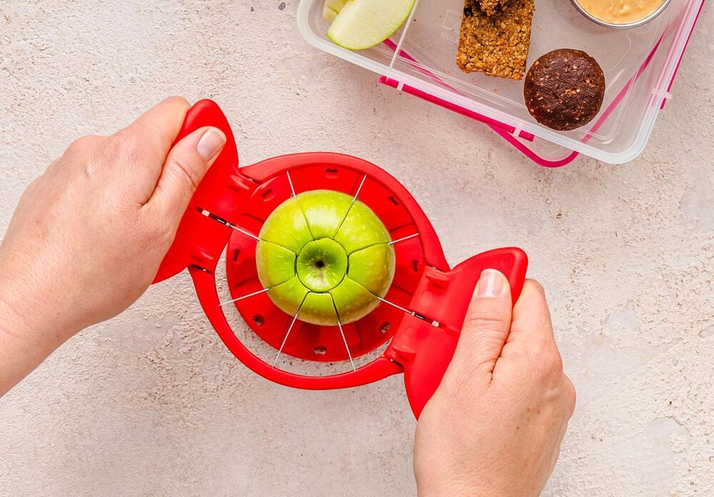 Dreamfarm Flapple Fold Flat Apple Slicer in Red, , large