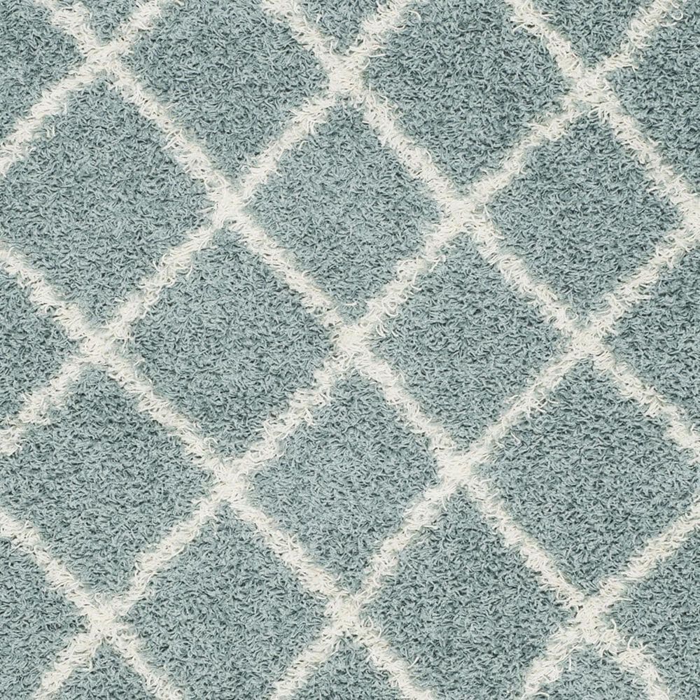 Safavieh Dallas Shag SGD258C-212 2&#39;3&quot; x 12&#39; Seafoam/Ivory Runner, , large
