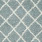 Safavieh Dallas Shag SGD258C-212 2"3" x 12" Seafoam/Ivory Runner, , large