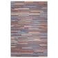 Dalyn Rug Company Sedona Striped 2"3" x 10" Denim Indoor/Outdoor Performance Runner, , large