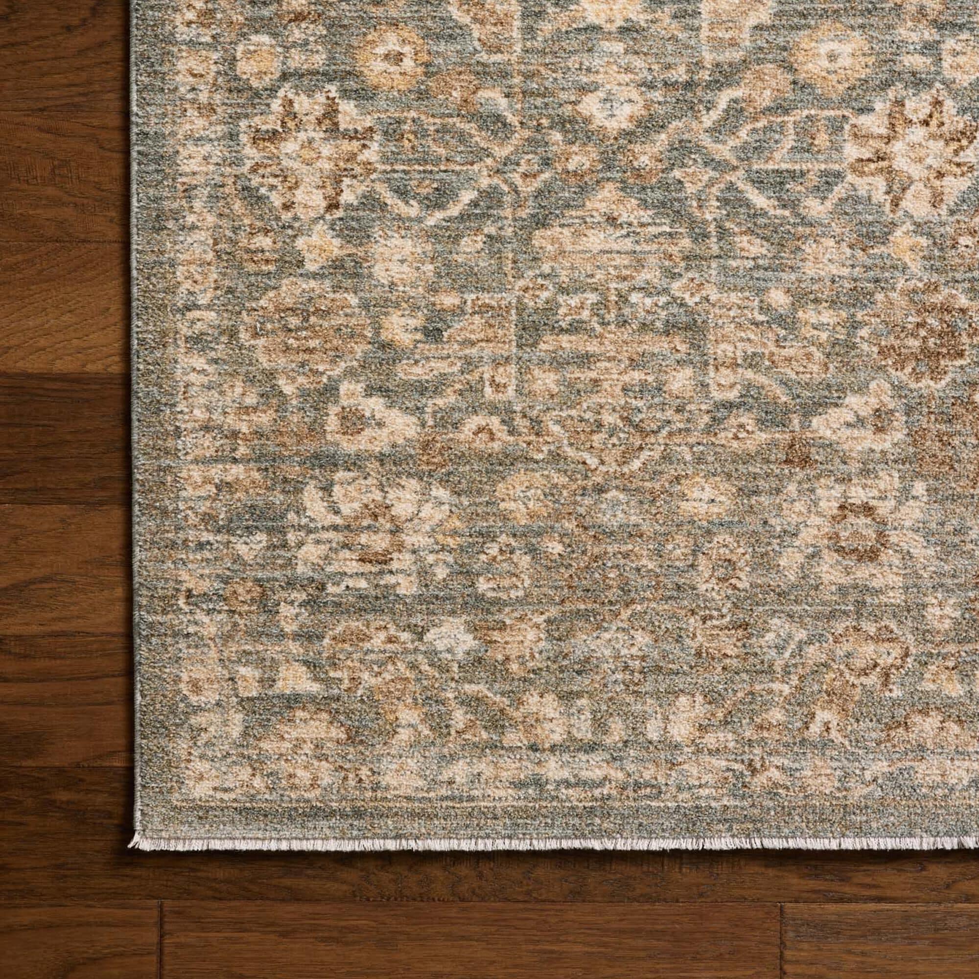 Chris Loves Julia x Loloi Palma Blue and Natural 11'6