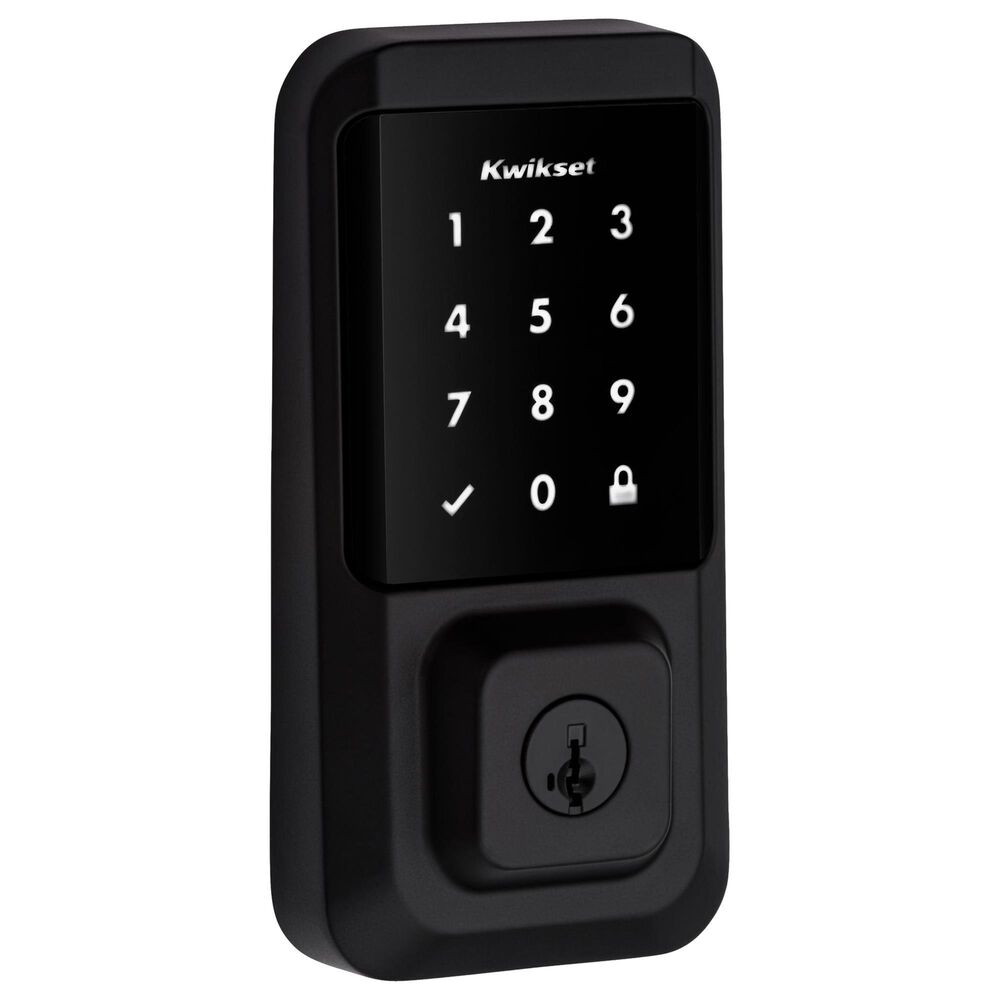 Kwikset Halo Touchscreen Wi-Fi Enabled Smart Lock in Matte Black, , large