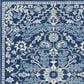 Surya Harput HAP-1068 5"3" x 7"3" Gray, Teal and Dark Blue Area Rug, , large
