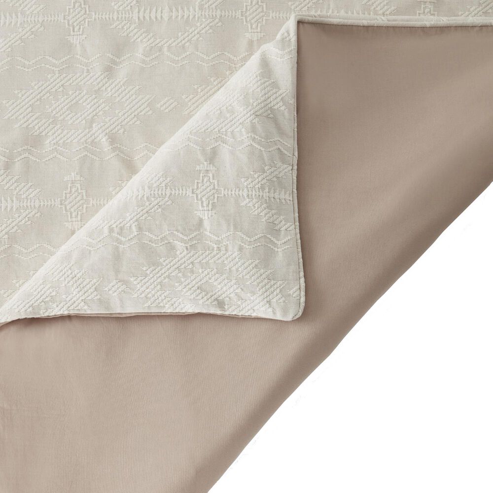 HiEnd Accents Tempe Matelasse 3-Piece Super King Duvet Cover Set in Sand, , large