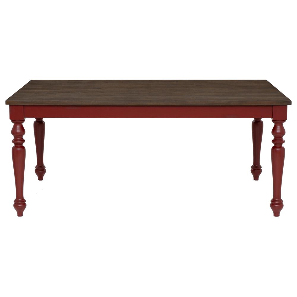Linon Home Decor Trimble Dining Table in Red, , large
