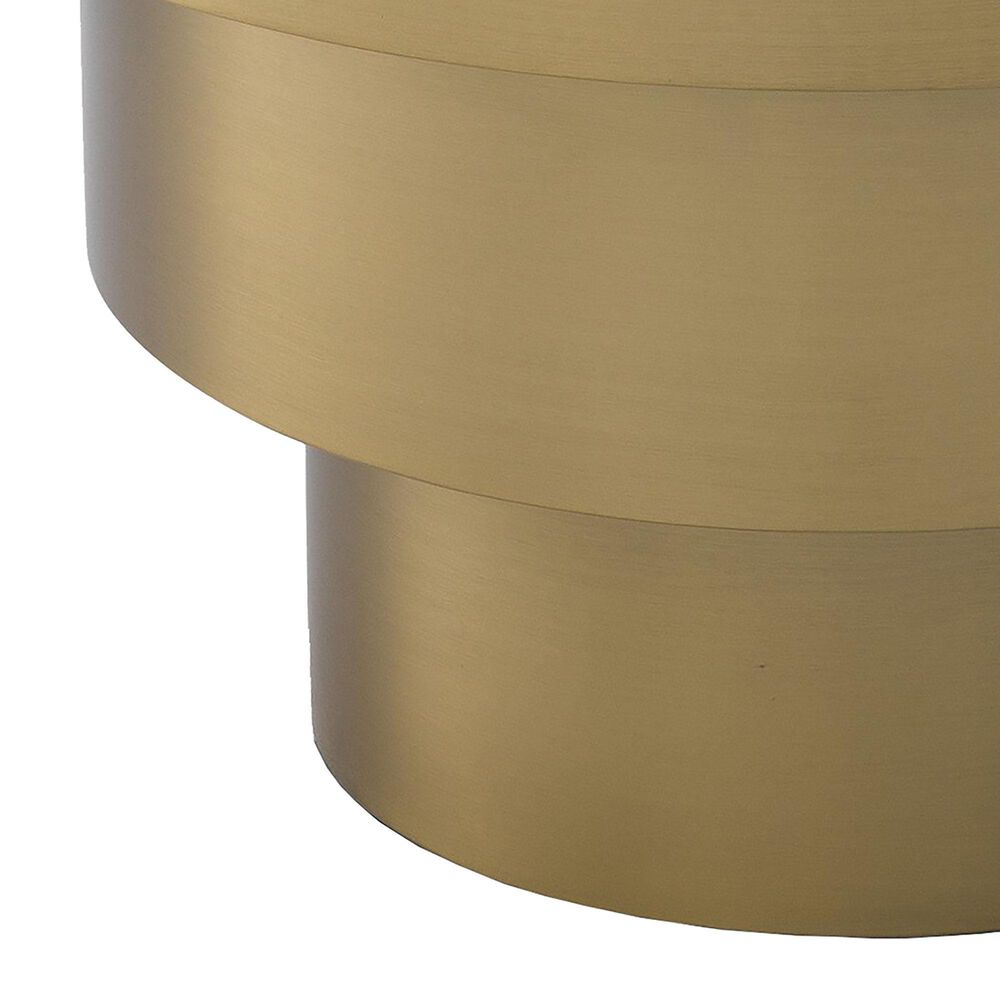 Eichholtz Sinclair Side Table in Brushed Brass and Black, , large