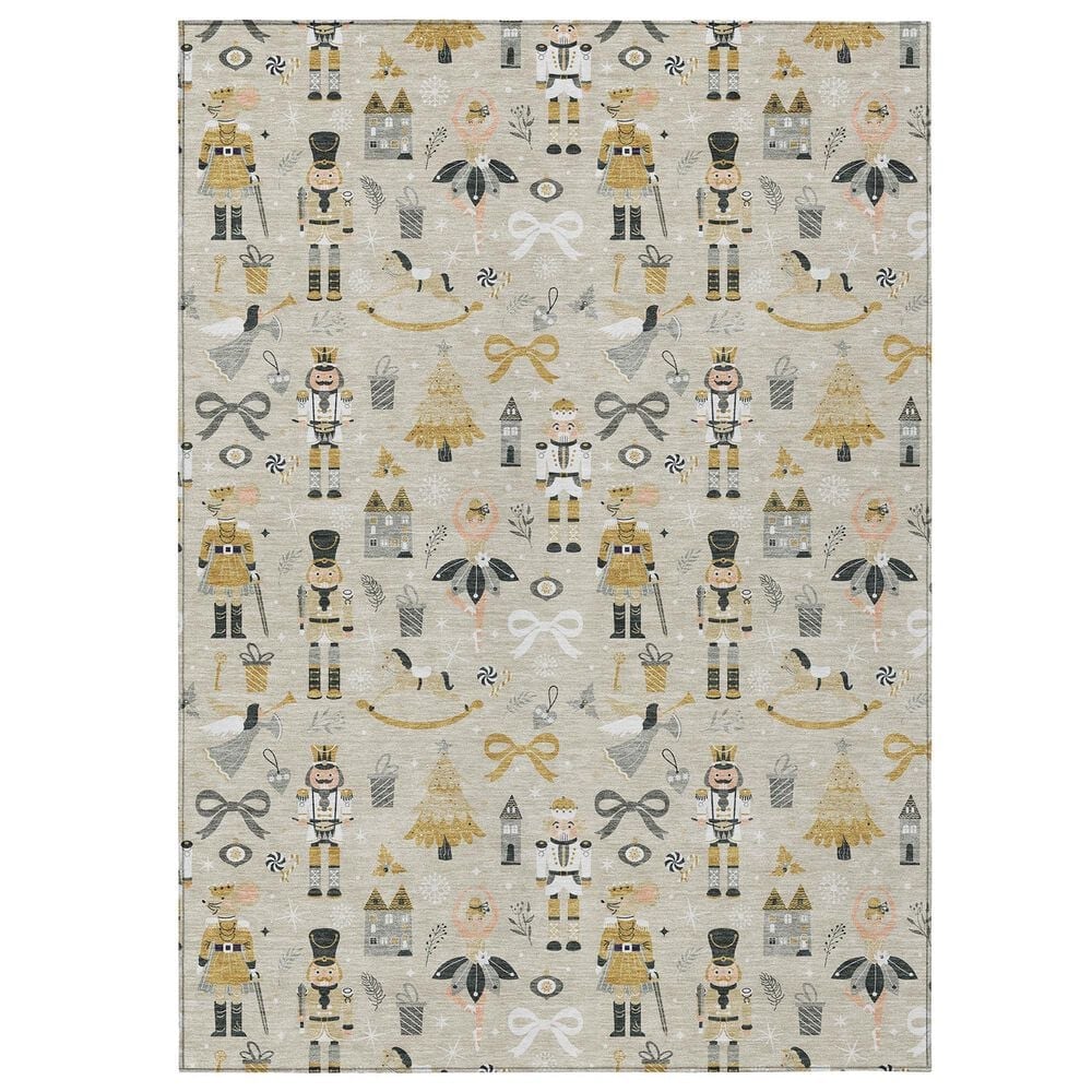 Dalyn Rug Company Wonderland WN35 Beige 3" x 5" Area Rug, , large