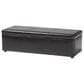 Baxton Studio Dennehy Storage Ottoman in Black, , large