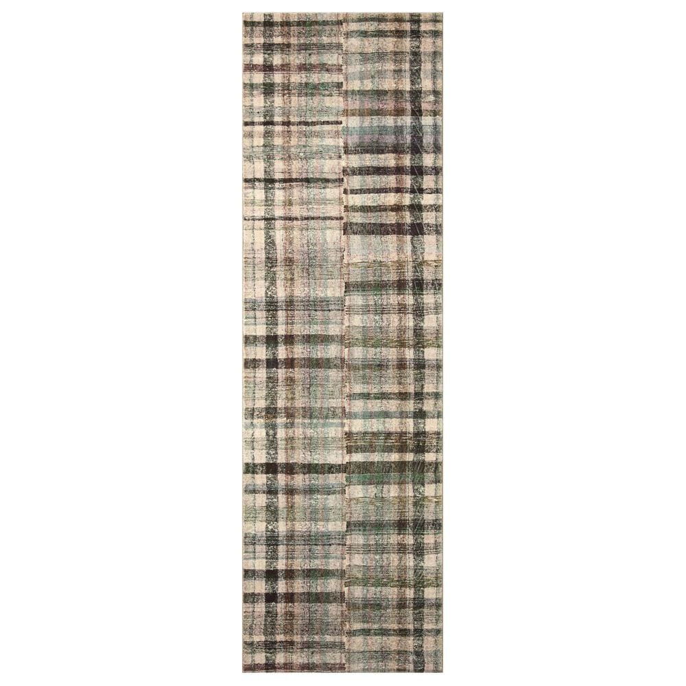 Chris Loves Julia x Loloi Humphrey 2" x 5" Forest and Multicolor Area Rug, , large