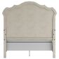 Millenium Arlendyne Queen Upholstered Bed with 2 Nightstands in Antique White, , large